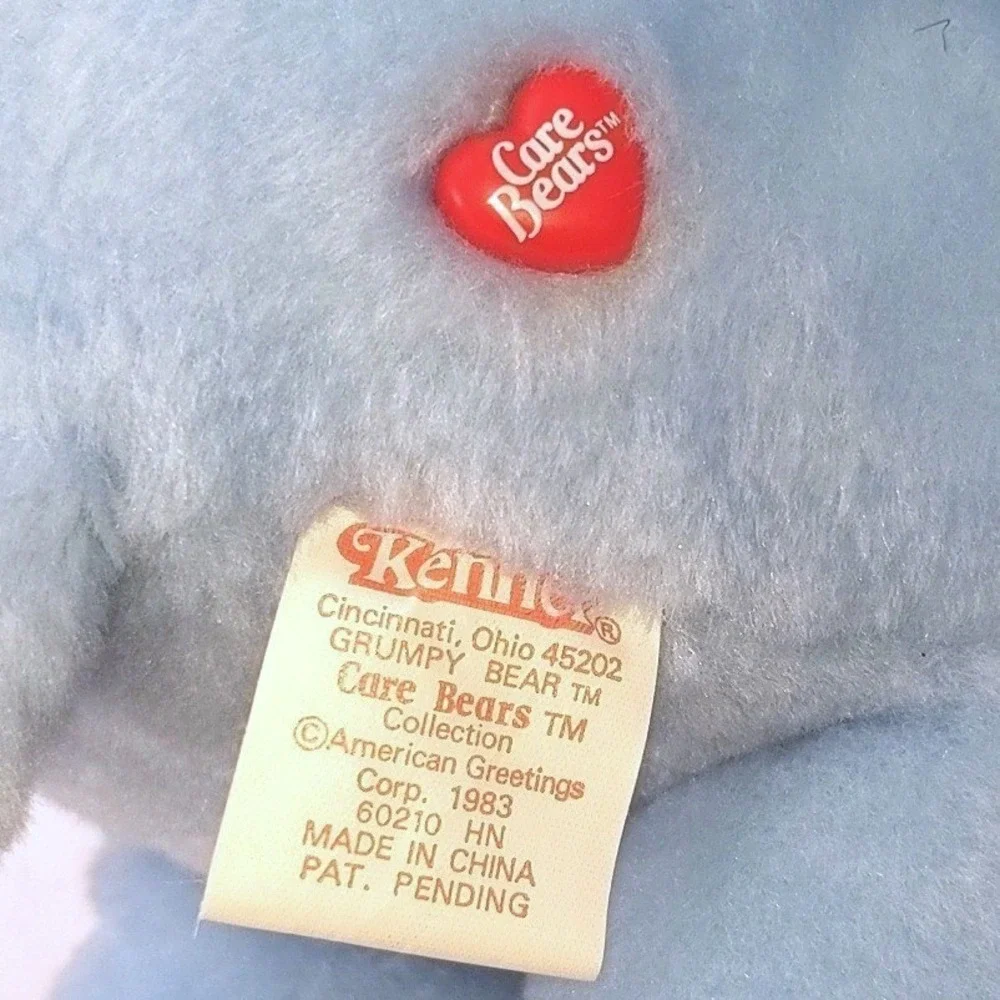 VTG 1983 Kenner Care Bears Grumpy Bear Plush 13